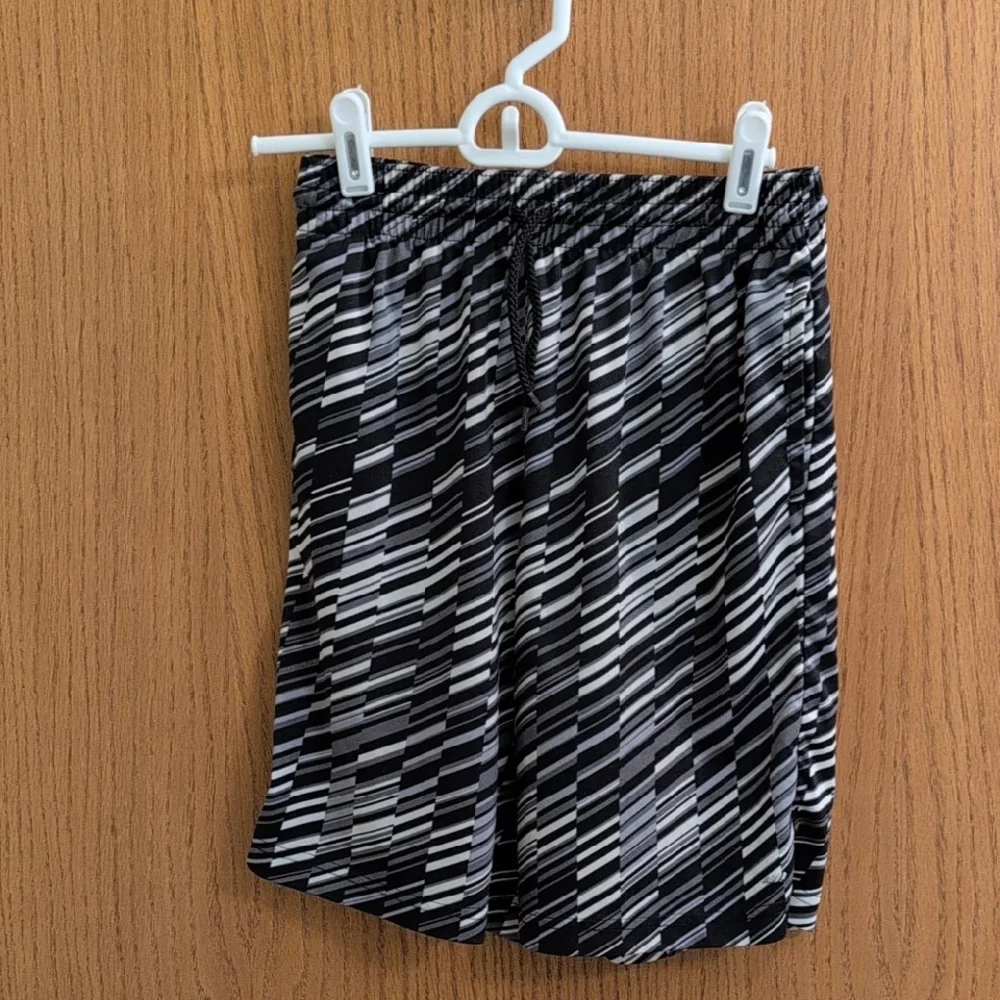 Children's Place Sport Black And White Shorts Large